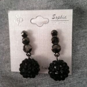 Black Dangle Earrings