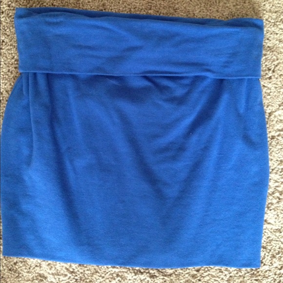 ❗❗Bundled❗❗Blue Stretch miniskirt
