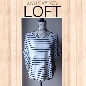 Black & Cream Striped Top