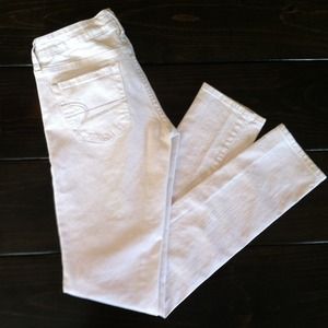 American Eagle White Skinny 77 Jeans