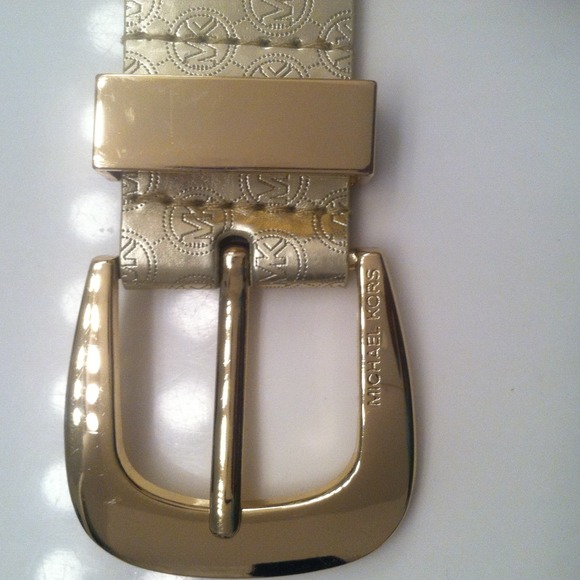 Gold mk belt - Picture 1 of 3