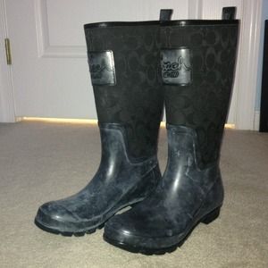 NEW COACH Rainboots size 7