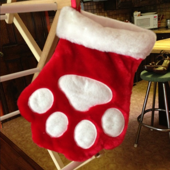 Dog paw stocking
