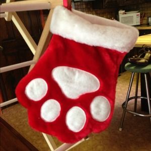 Dog paw stocking