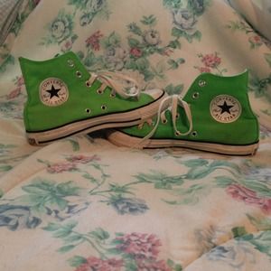 Green all star converse