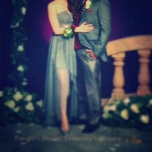 Roberta steel grey dress