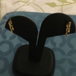 Gold earrings by Marc By Marc Jacobs