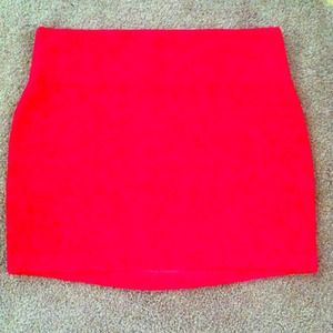 BCBG pink mini skirt L