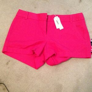 Bundle- J Crew hit pink and yellow chino shorts.