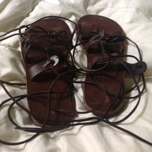 Santorini leather shoes