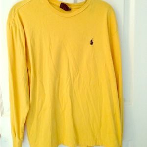 Polo T shirt, mustard color