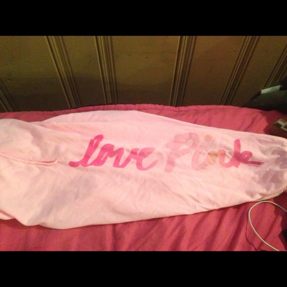 Pink sweatpants