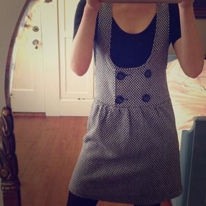 Houndstooth Jumper with Racerback, Size Small