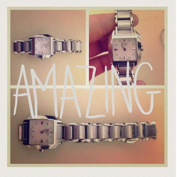 Tissot mother of pearl watch