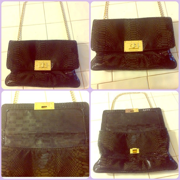 Michael Kors black hand bag