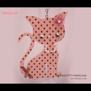 Kitty necklace.