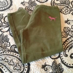 Victoria's Secret green sweats