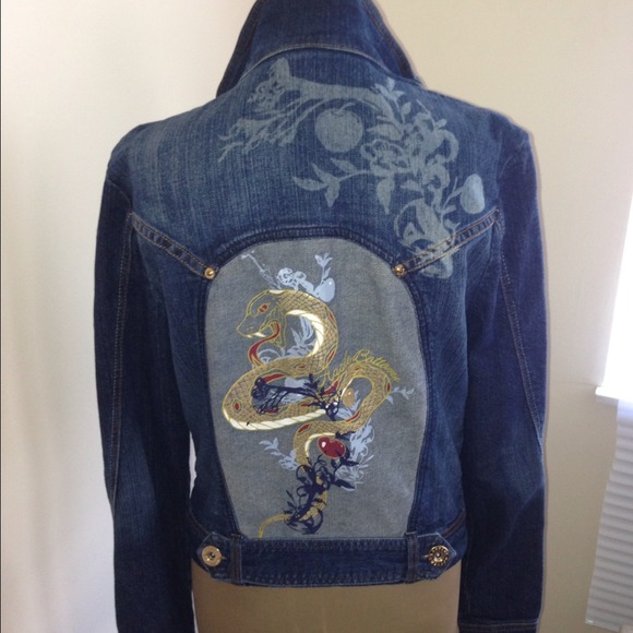 Apple Bottom Embellished Denim Jacket