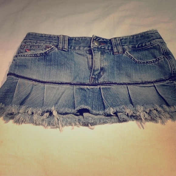 Denim Abercrombie skirt