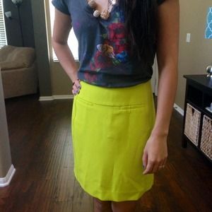LOFT Skirts - 🎉HOST PICK🎉BRAND NEW❗ LOFT neon mini skirt. LOFT Skirts - 🎉HOST PICK🎉BRAND NEW❗ LOFT neon mini skirt.