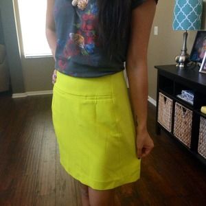 LOFT Skirts - 🎉HOST PICK🎉BRAND NEW❗ LOFT neon mini skirt. LOFT Skirts - 🎉HOST PICK🎉BRAND NEW❗ LOFT neon mini skirt.