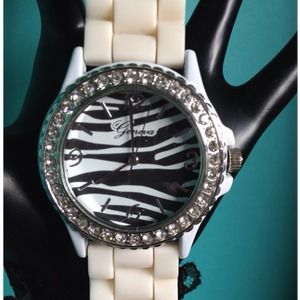 Geneva zebra watch