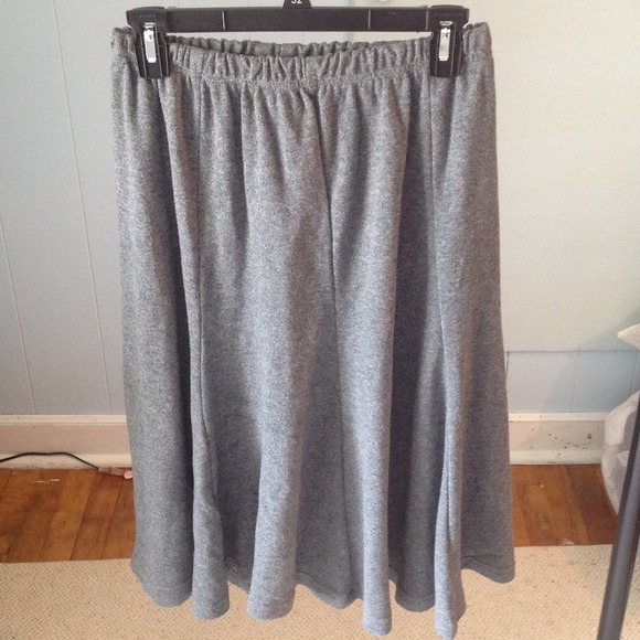 NWOT Long Gray Skirt
