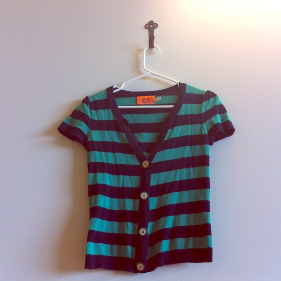 Short Sleeved Juicy Couture Cardigan