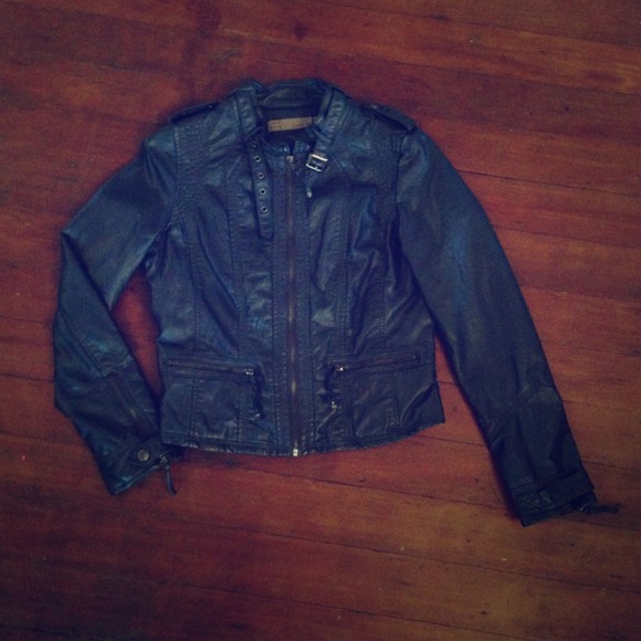 Zara Vegan Leather Moto Jacket