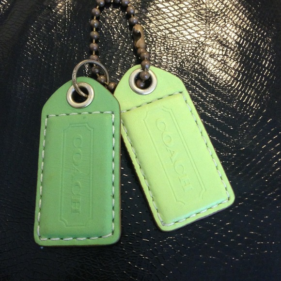 Coach Tags💚💕Sold Via PP😊