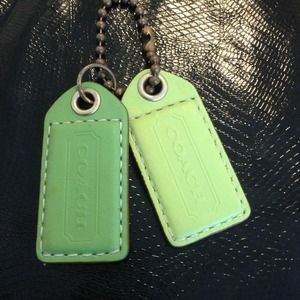 Coach Tags💚💕Sold Via PP😊
