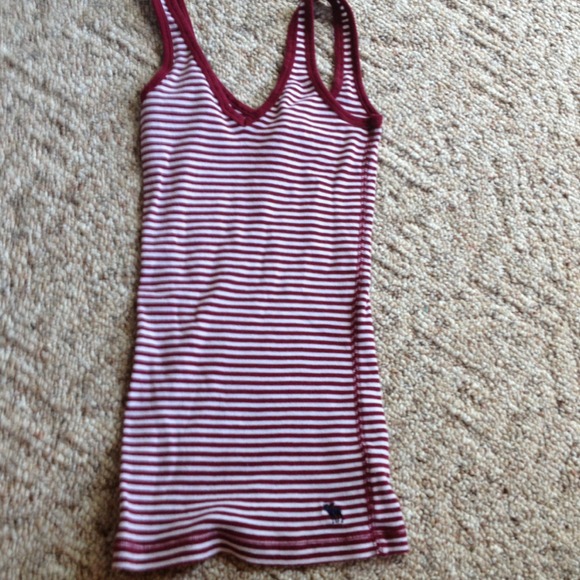 Striped Abercrombie tank top