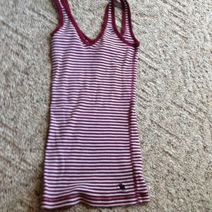 Striped Abercrombie tank top
