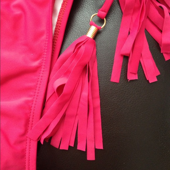 Pink Fringe Bikini - Picture 4 of 4
