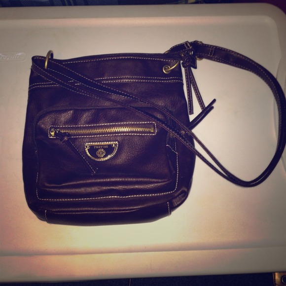Brown cross body