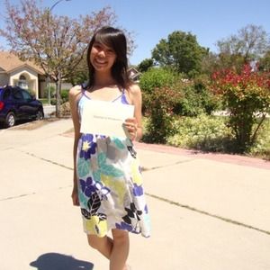 Aeropostale white and floral summer dress