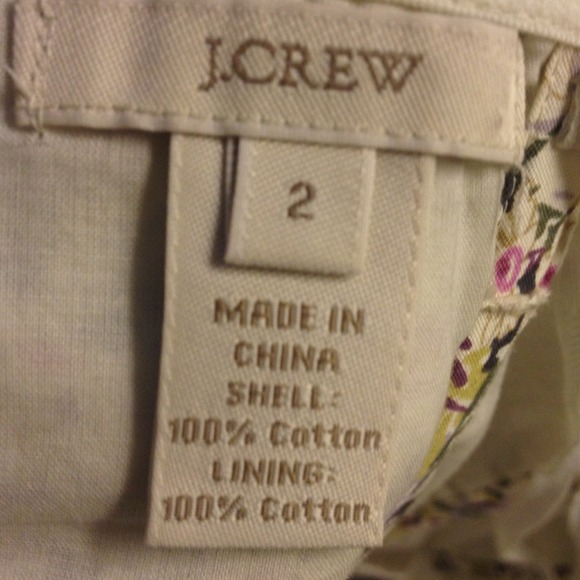 J Crew Floral Strapless Ruffle Dress - Picture 4 of 4