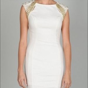 Gold rush ivory dress