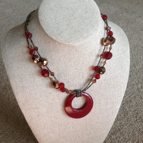 Lia Sophia "Cinnabar" Necklace