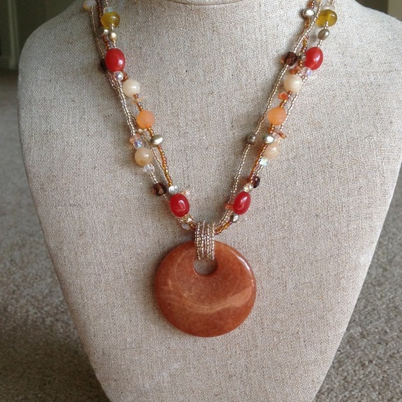 Lia Sophia "Pumpkin Spice" Necklace