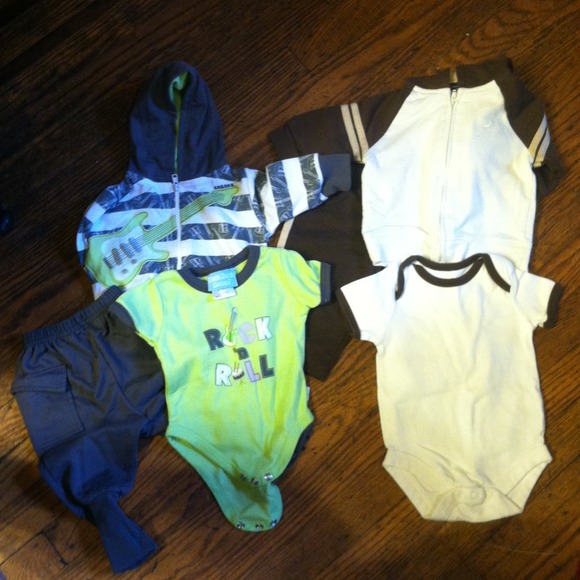 SOLD Two 0-3 NWOT OUTFITS