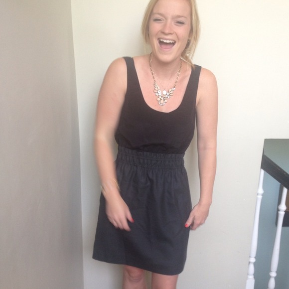 J. Crew two-tone tank dress - Picture 1 of 3