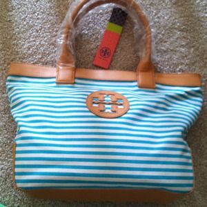 Tory Burch Small Sophia Canvas Tote
