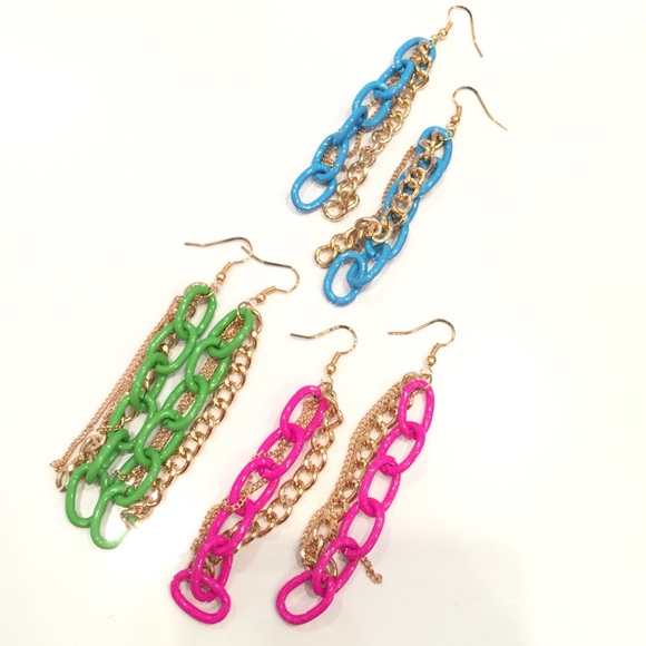 NEW Chain Drop Earring - Picture 1 of 1