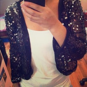 XS Sequined Cover Up