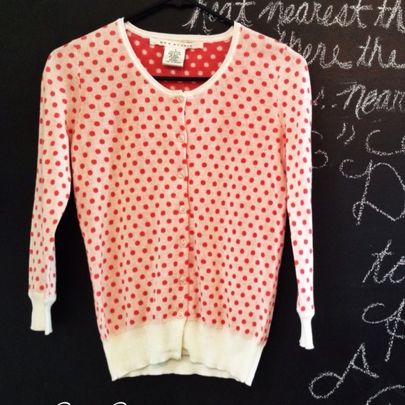 ♦♦♦SOLD♦♦♦🎀 Host Pick 3x 🎀 NWT Cream Coral Polka - Picture 3 of 4