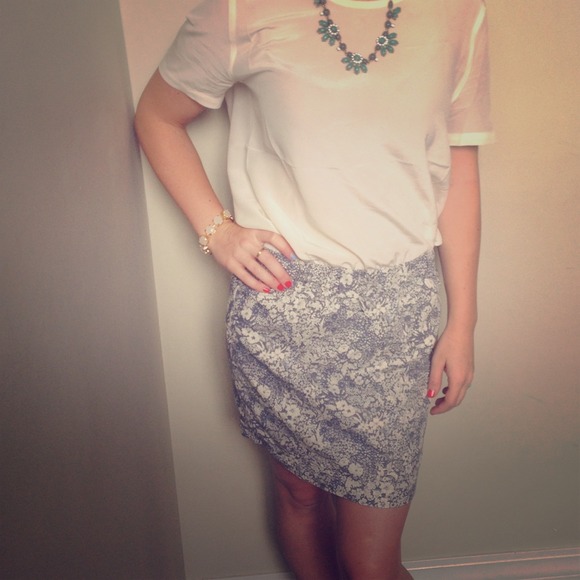 J crew floral skirt! - Picture 1 of 2