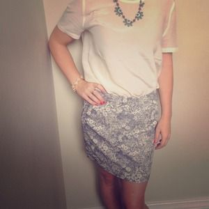 J crew floral skirt!