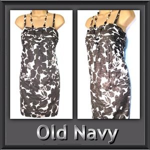 🚫Sold🚫#66 Cute Grey Print Dress sz M by Old Navy