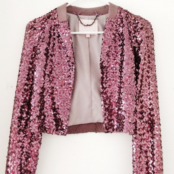 Rebecca Taylor Jackets & Blazers - Purple sequin Rebecca Taylor jacket